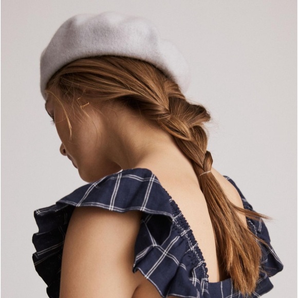 NWT - Anthropologie Classic Wool Blend Beret - Picture 3 of 5